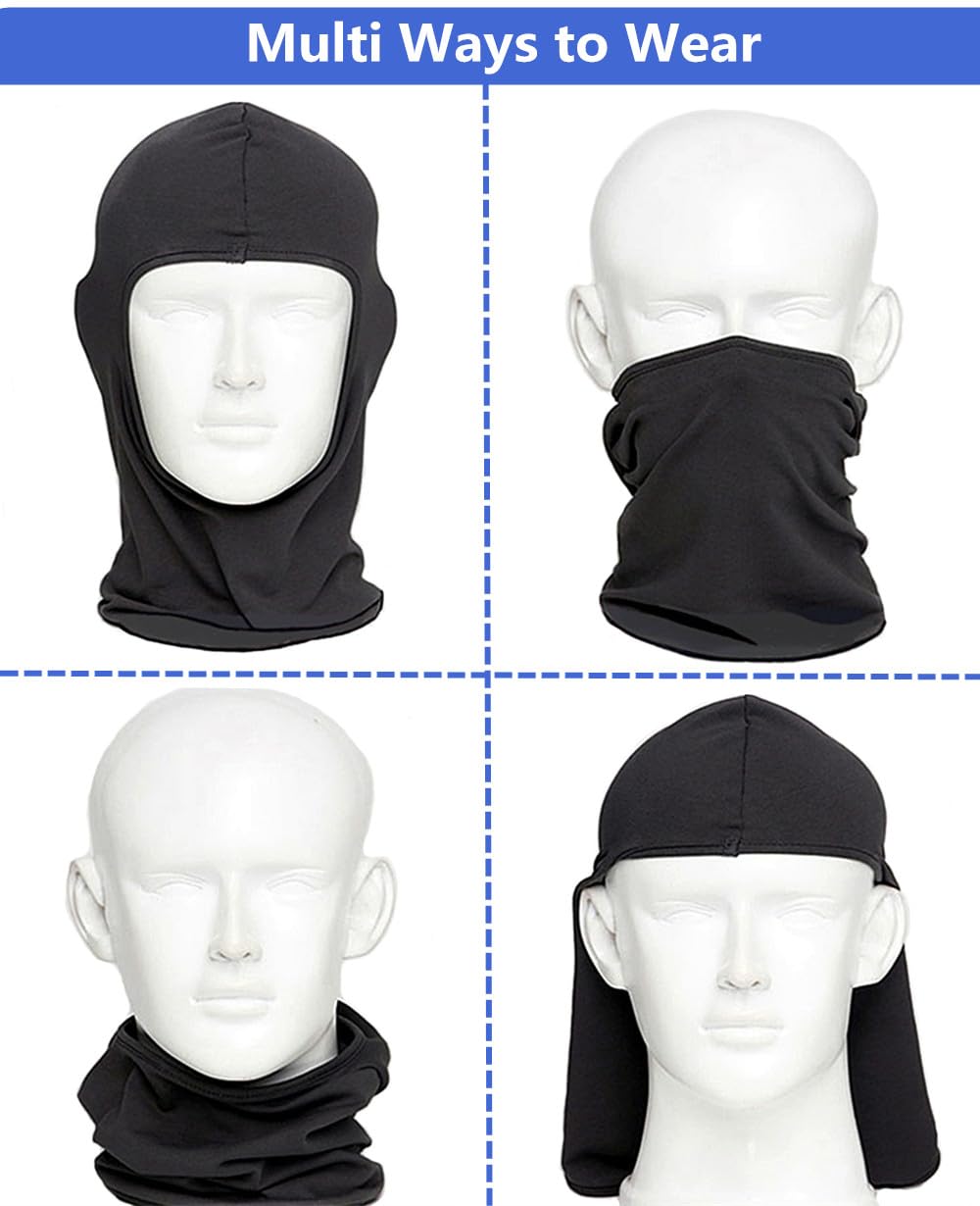 Balaclava Ski Mask - Windproof Full Face Cover for Men & Women - UV Protection Scarf for Outdoor Sports, Cycling & Winter Activities