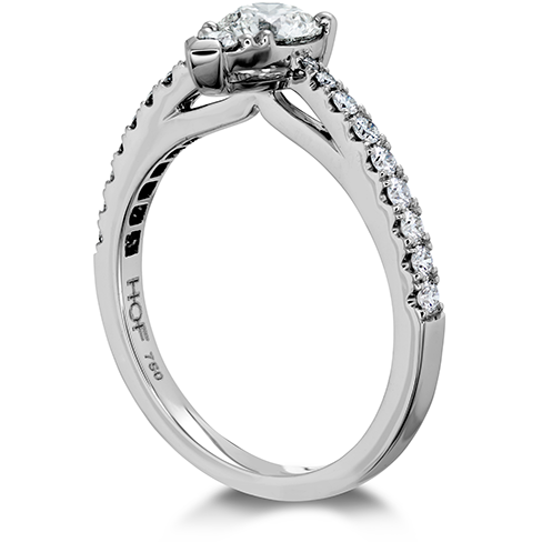 Hearts On Fire Destiny Teardrop Diamond Engagement Ring - Elegant Wedding Band for Proposal & Anniversary (Perfect for Romantic Moments & Special Occasions)