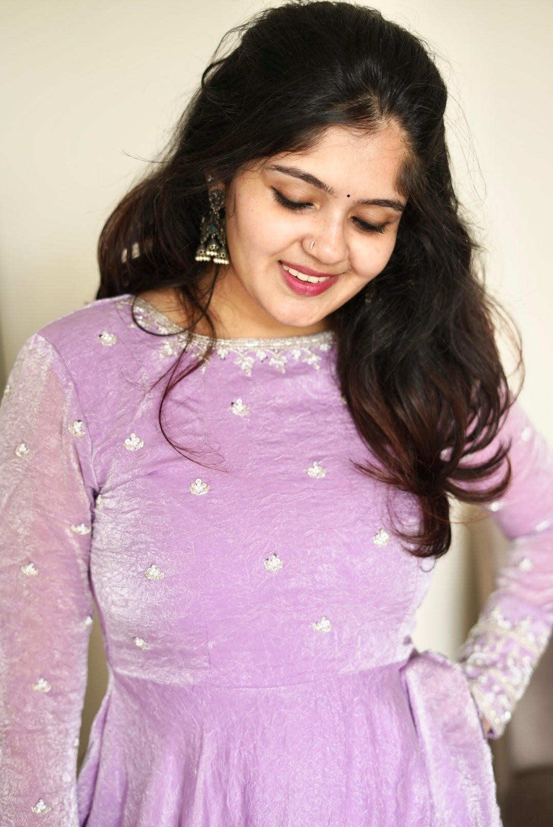 Tharaa Premium Designer Handmade Gown for Women - Elegant Evening Dresses for Parties, Weddings & Special Occasions