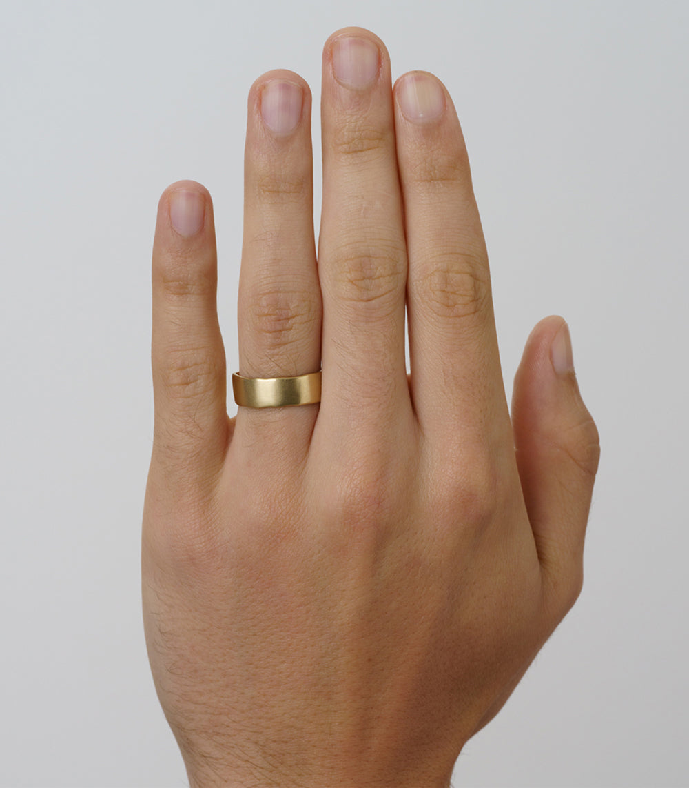 Handmade Torn Paper Wedding Band Ring - Eco-Friendly Recycled Paper Jewelry for Boho Weddings & Unique Gifts