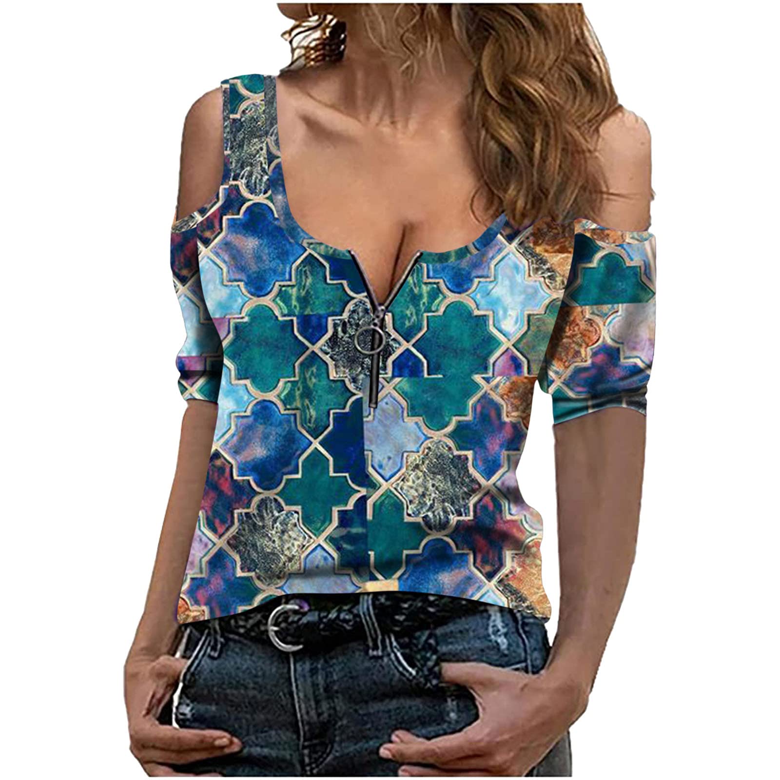 Women's Plaid Print Casual Shirt - Stylish Blouse Tunic Top & Tee for Everyday Wear | Office, Outing, and Weekend Outfits