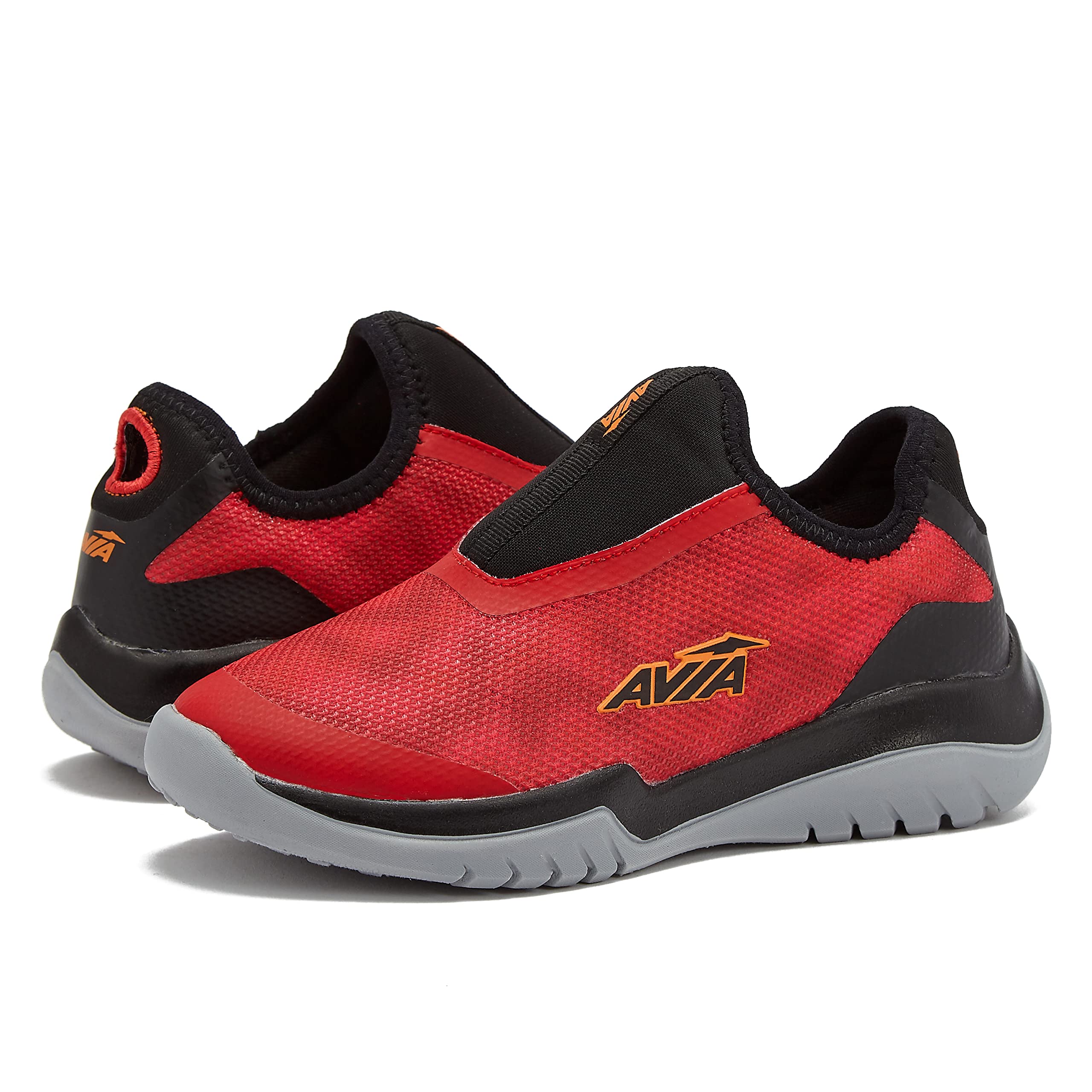 Avia Avi Breeze Slip-On Kids Sneakers - Lightweight No-Lace Athletic Shoes for Boys & Girls (Toddler to Big Kid Sizes 11-6) - Perfect for School, Play & Everyday Comfort