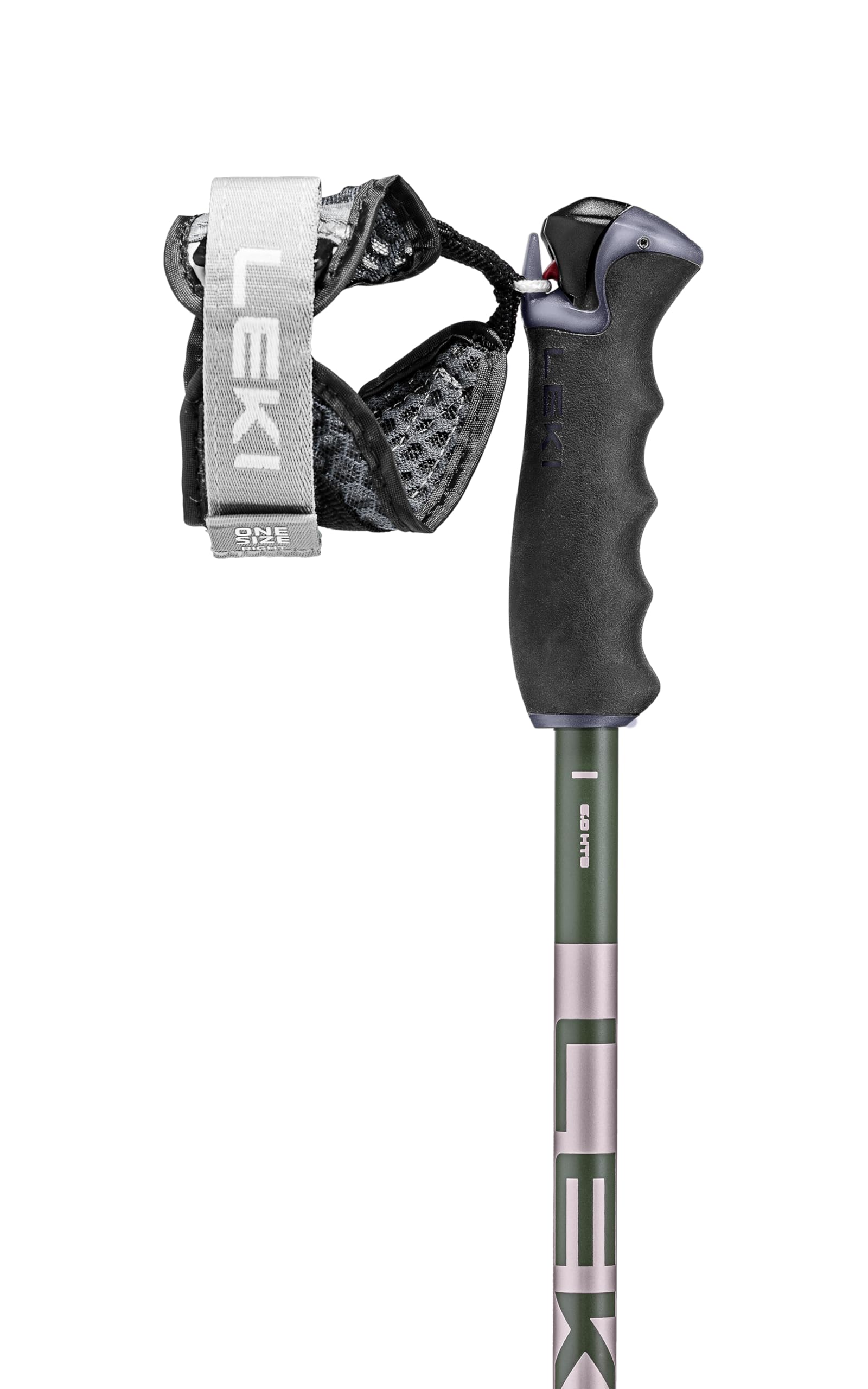 LEKI Detect S Lightweight Aluminum Ski Poles for Downhill Skiing - Perfect for Alpine Skiing, Backcountry & Resort Use