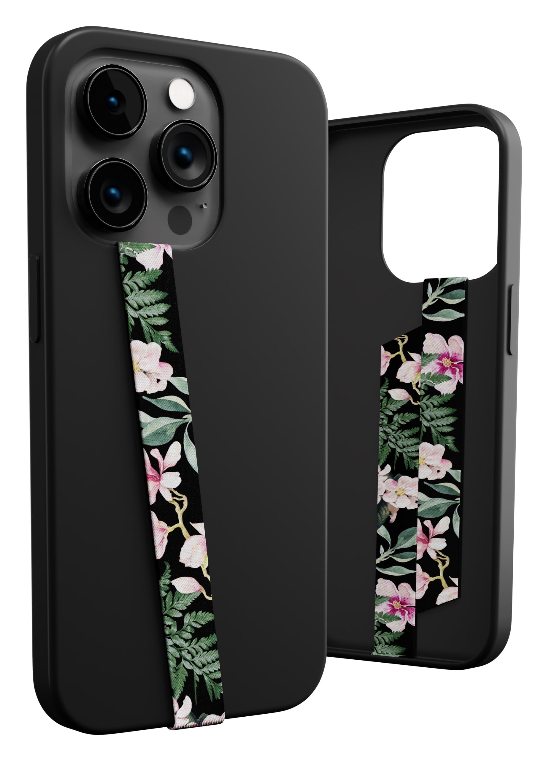 Non-Elastic Phone Grip Strap Holder for Hands - Small Lightweight Discreet Finger Loop for Cell Phones | Perfect for One-Handed Use, Gaming, and Preventing Drops