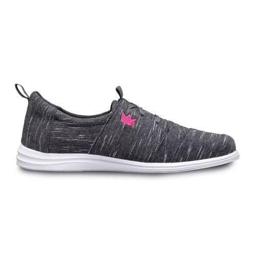 Brunswick Women's Envy Charcoal Bowling Shoes - Lightweight & Comfortable for League Play & Casual Bowling