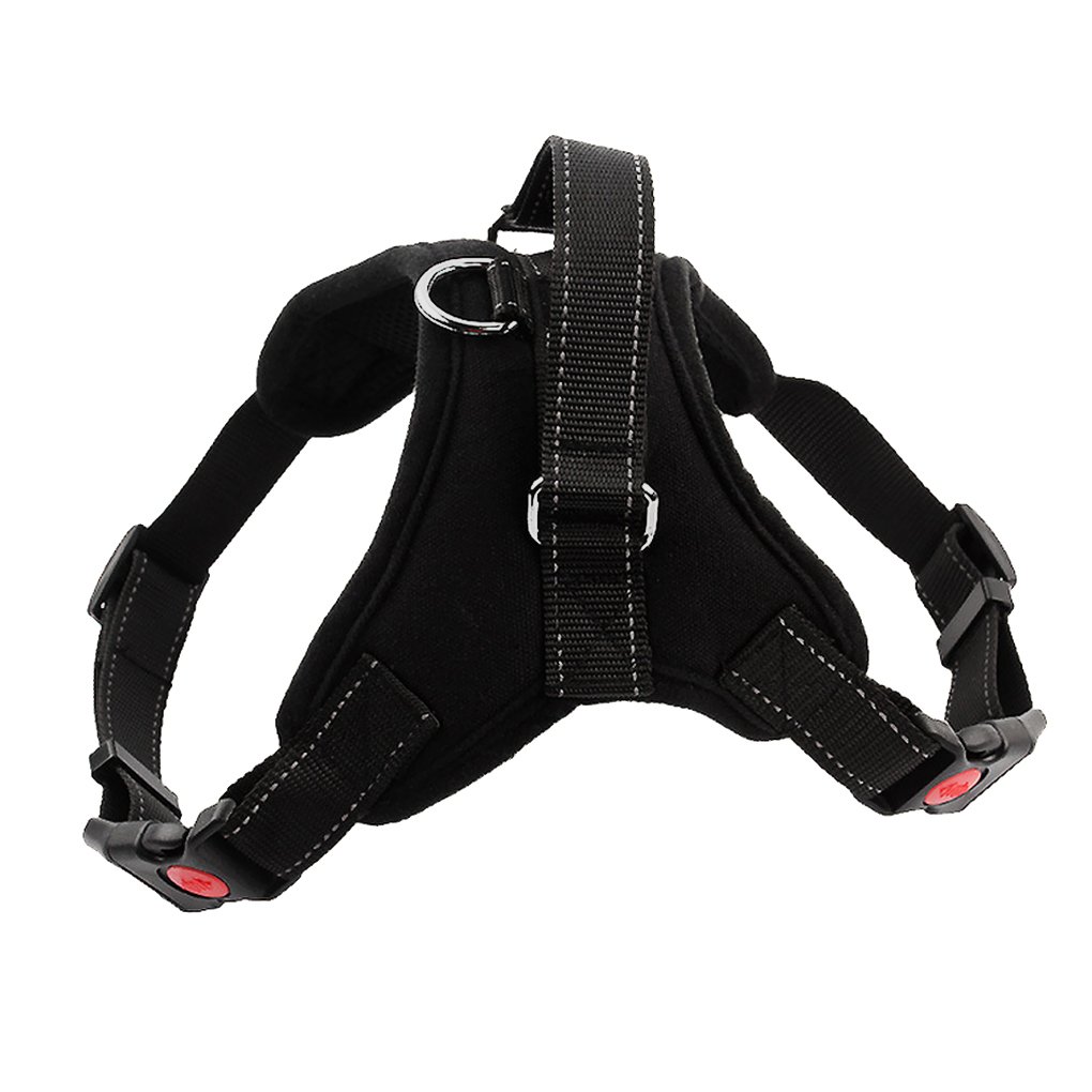 **Heavy Duty Adjustable Reflective No-Pull Dog Harness & Leash Set for Small, Medium, Large Dogs - Padded Chest Vest with Handle for Training, Walking, Hiking, and Outdoor Adventures**