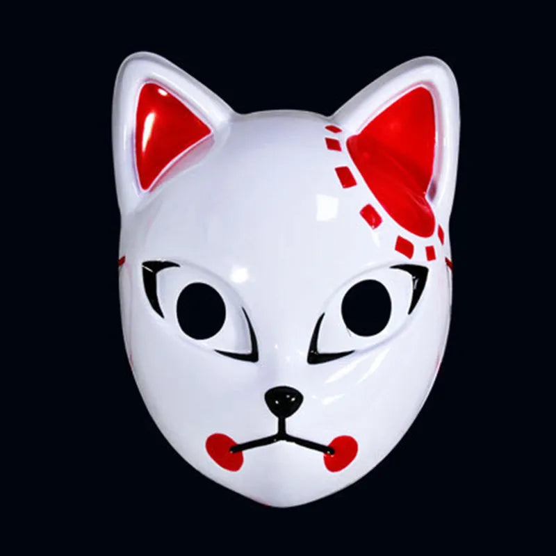 Demon Slayer Cosplay Mask - Anime Inspired Nezuko & Tanjiro Masks for Halloween & Conventions - Perfect for Cosplay, Costume Parties & Anime Fans