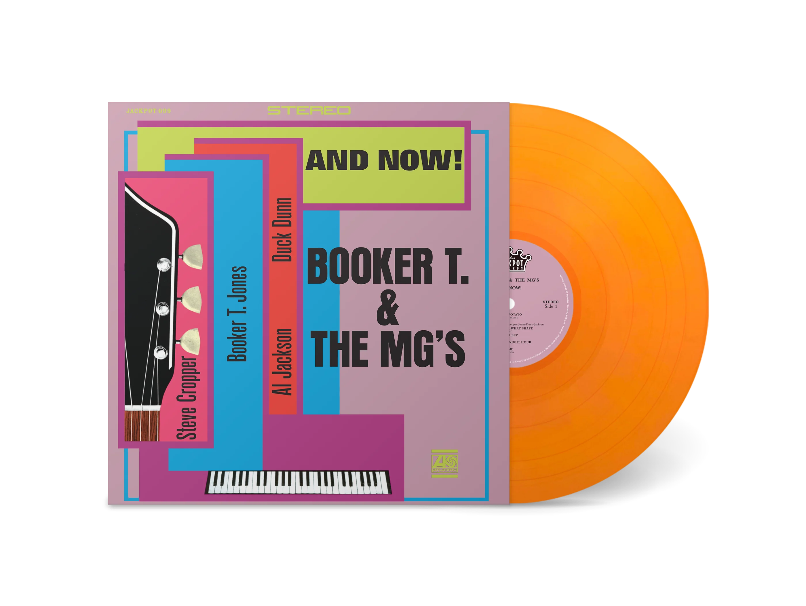 Booker T. & the MG's - And Now! Limited Edition Orange Vinyl LP Record - Classic Soul & R&B Music for Collectors & Audiophiles - Perfect for Vinyl Enthusiasts & Retro Music Lovers