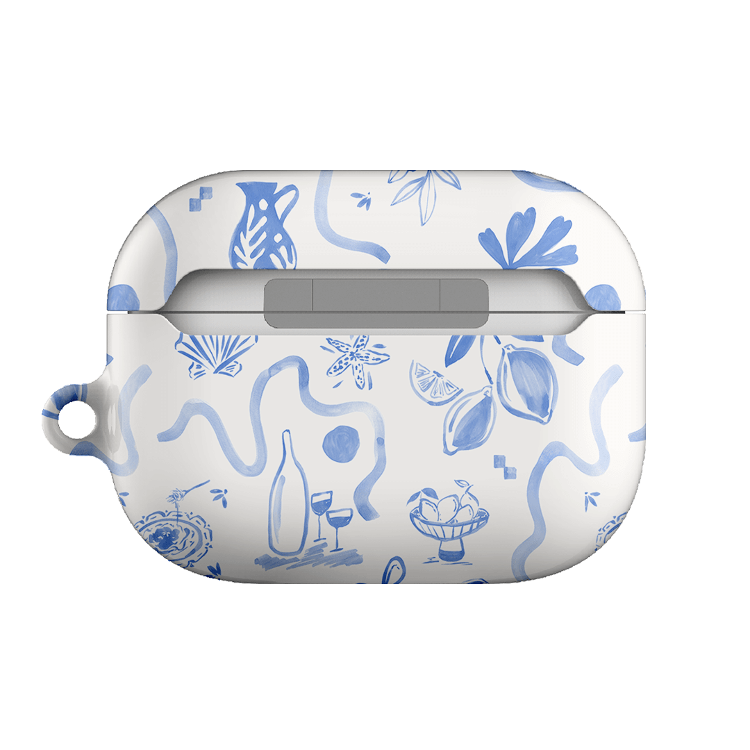Premium Mediterranean Wave Design AirPods Pro Case - Trendy Protective Cover for Apple AirPods Pro (2019-2023) - Perfect for Travel, Workouts & Everyday Use
