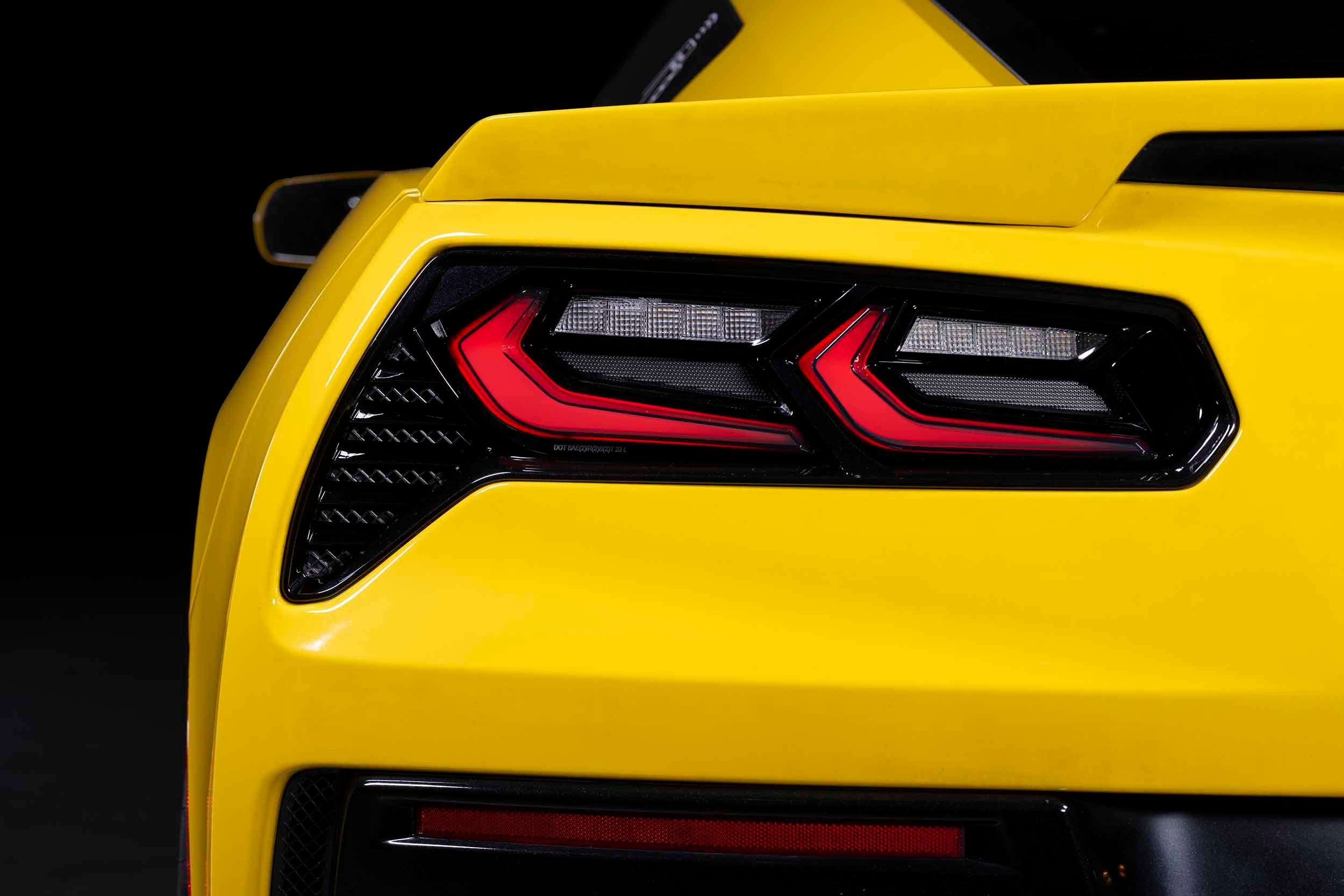 Smoked C8 Style LED Tail Lights for 2014-2019 Chevy Corvette C7 - High Brightness XB Lens - Perfect for Night Driving & Car Customization