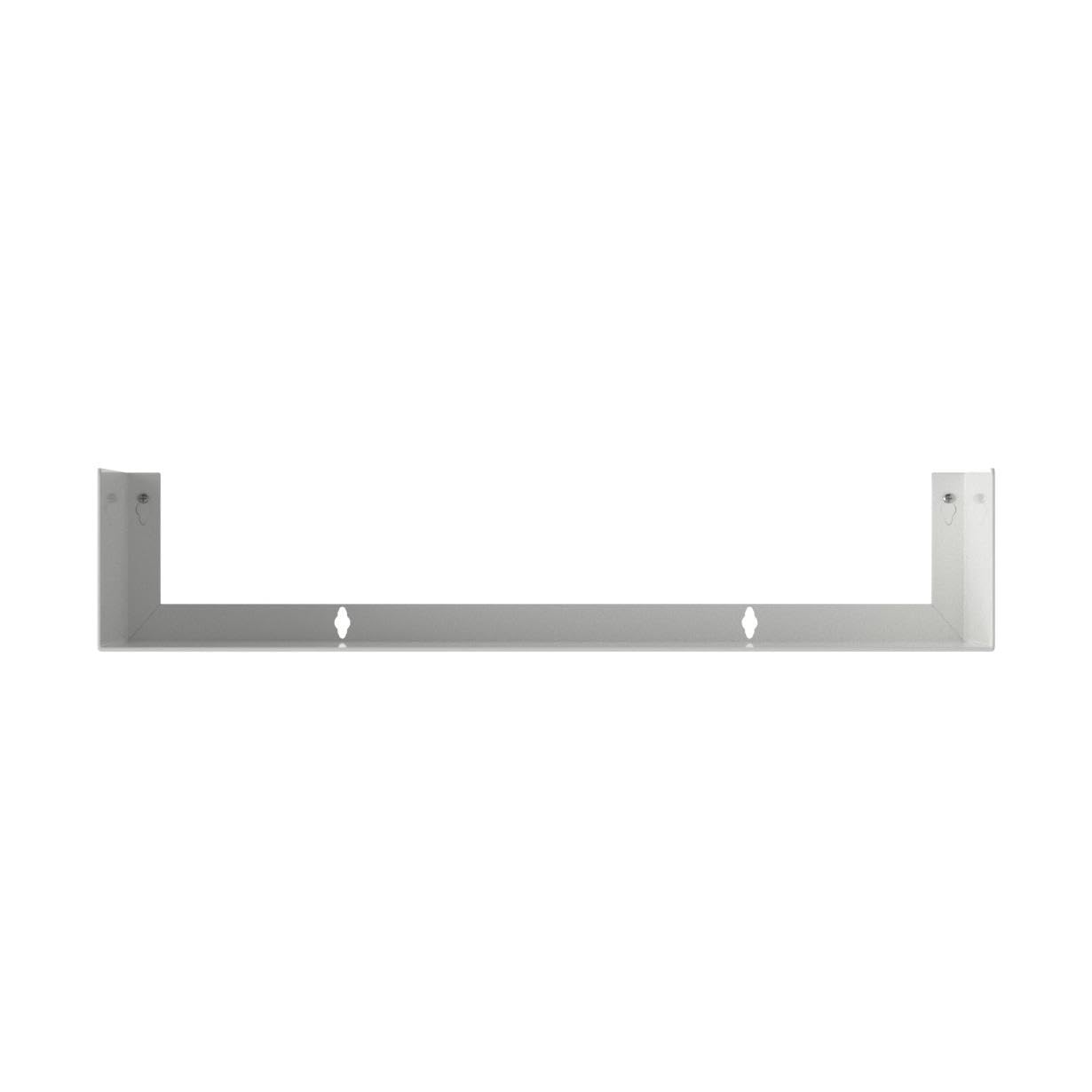 Wallniture Bali White U-Shaped Floating Shelves - Set of 6 for Wall Storage, Books, DVDs & Home Decor | Perfect for Living Room, Bedroom & Office Organization