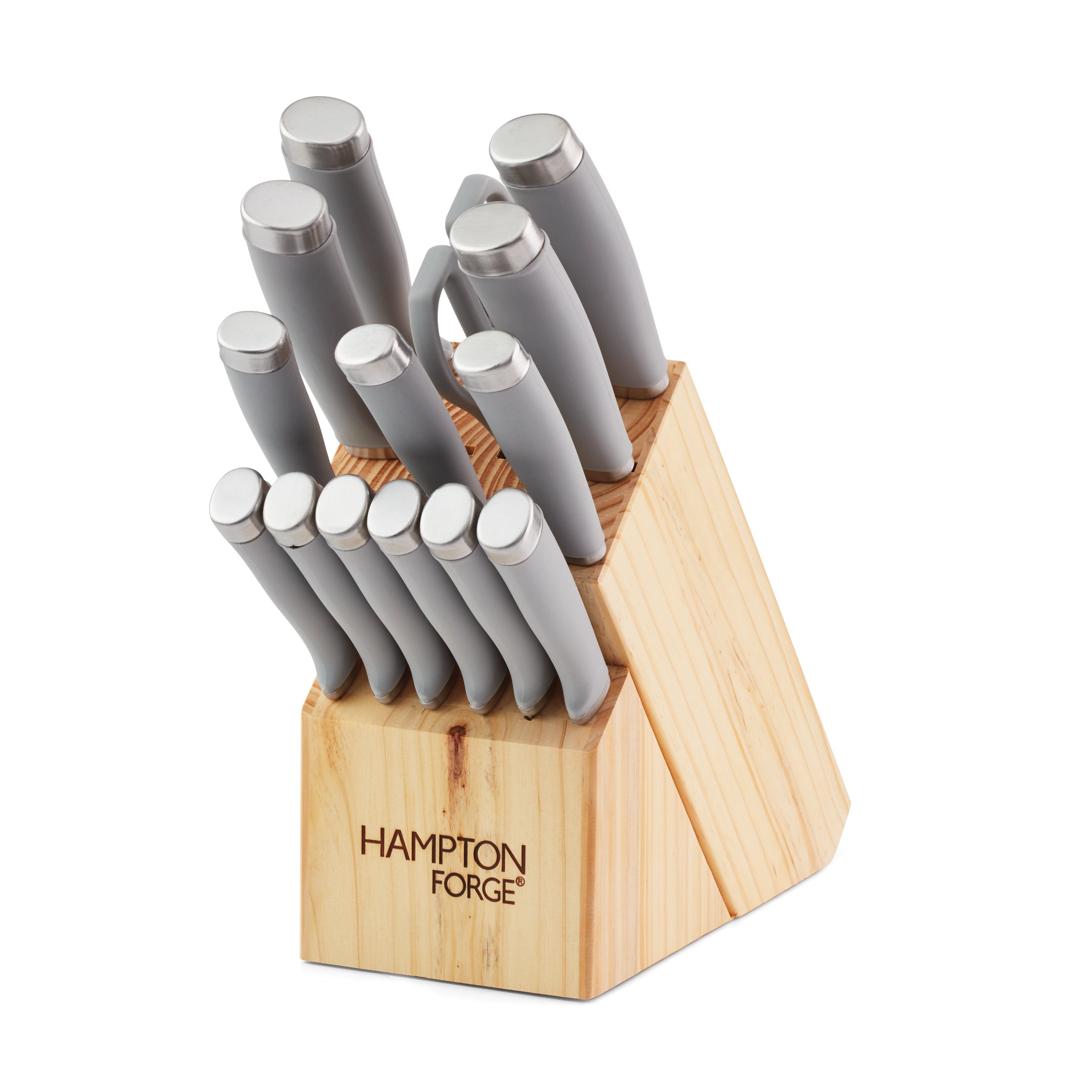 Premium 15-Piece Cutlery Set with Knife Block - Stainless Steel Kitchen Knives for Cooking, Slicing & Chopping - Perfect for Home Chefs & Gourmet Cooking