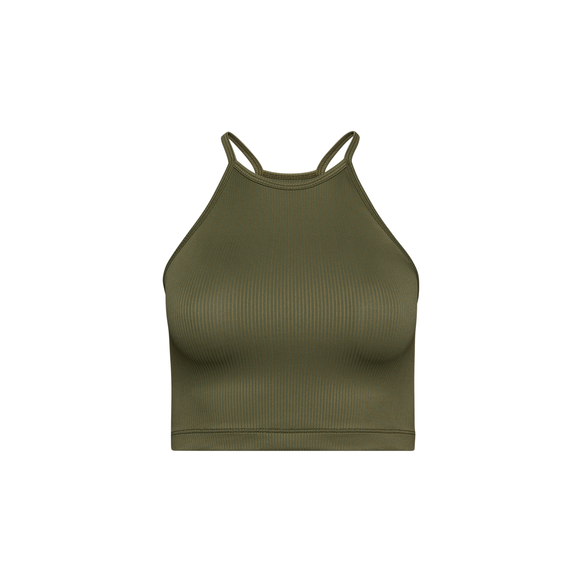 Women's Ribbed Halter Crop Tank Top - Sexy Sleeveless Summer T-Shirt for Women - Perfect for Beach, Gym, and Casual Outfits