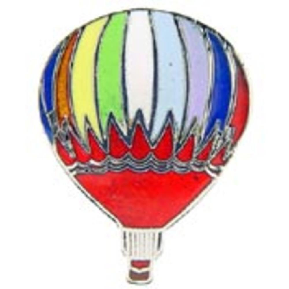 Rainbow Hot Air Balloon Enamel Pin - 1 Inch Cute Collectible Lapel Pin for Backpacks, Hats & Jackets - Perfect for Travel Enthusiasts & Gift Giving