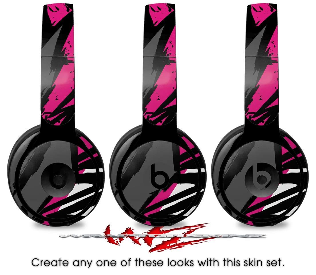 Beats Solo Pro Headphones Skin Decal Wrap - Baja 0040 Fuchsia Hot Pink Vinyl Sticker (Headphones Not Included) | Perfect for Customization, Protection & Style Enhancement