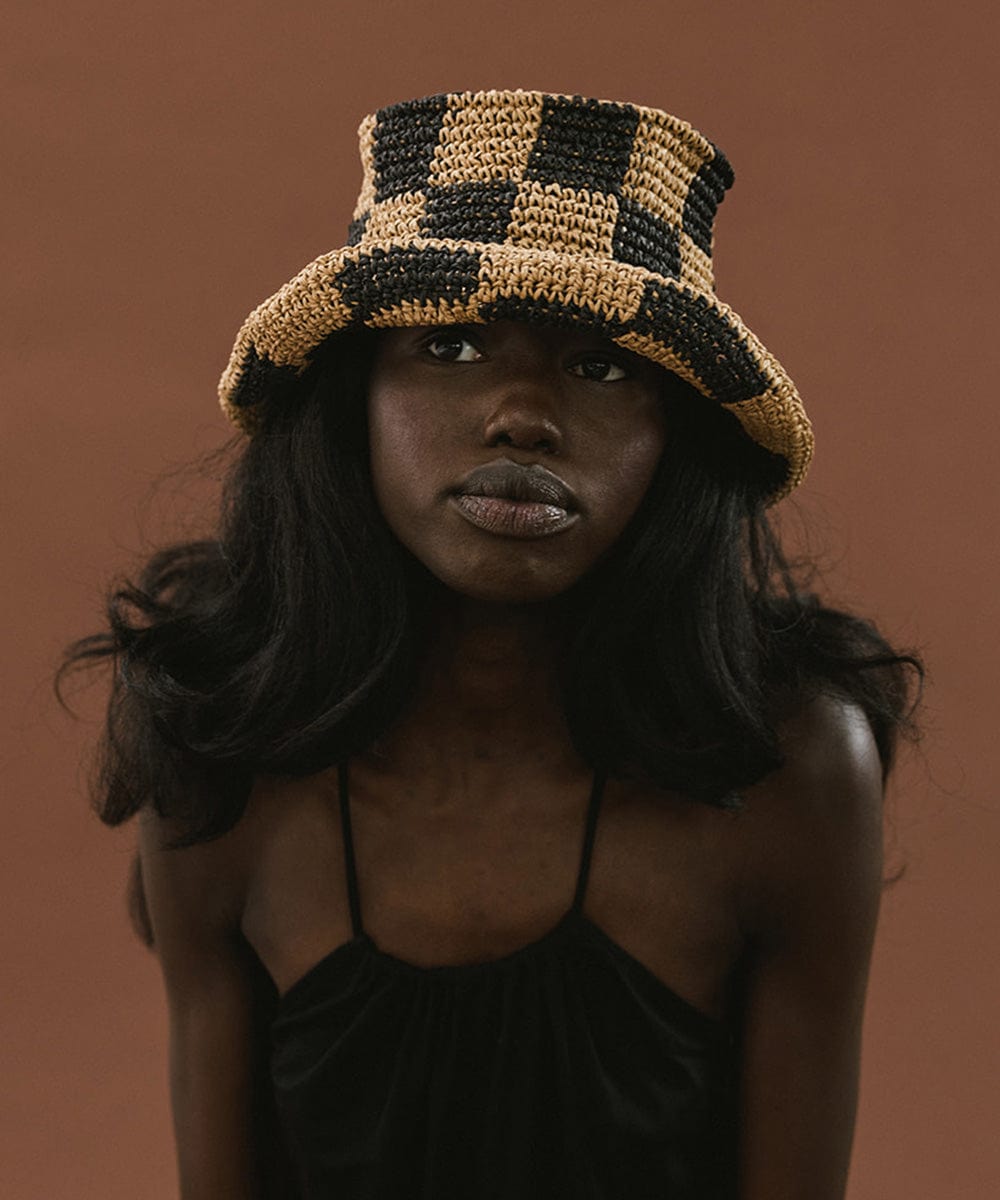 Crochet Packable Bucket Hat for Women - Breathable Summer Sun Hat with Wide Brim - Perfect for Beach, Travel, and Outdoor Activities