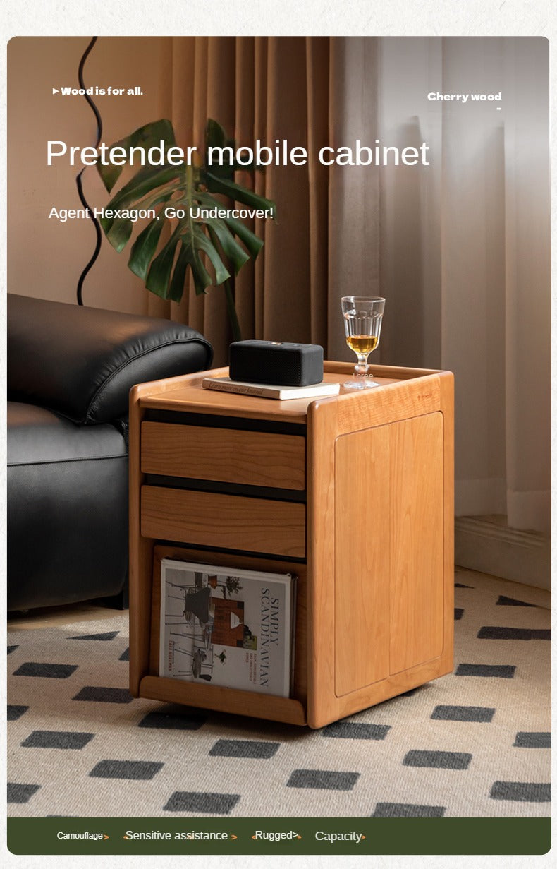 Solid Wood Bookcase - Oak, Cherry, Black Walnut - Multifunctional Home Office & Living Room Storage Shelf