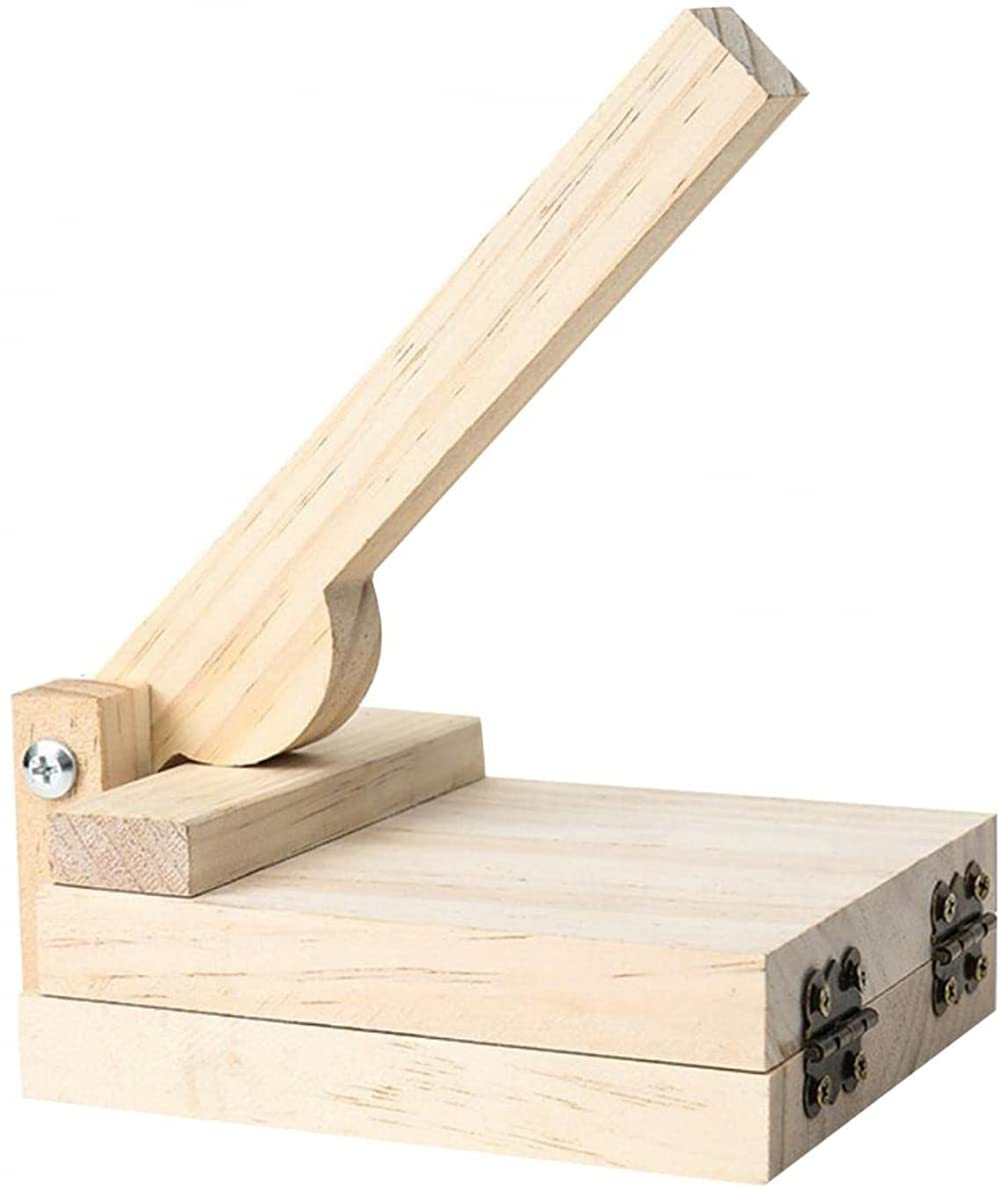 Premium Wooden Tortilla Press - Handmade Roti & Dumpling Maker for Authentic Mexican & Indian Cuisine | Durable Kitchen Pressing Tool for Homemade Flatbreads, Wraps & Empanadas | Perfect for Taco Nights & Family Cooking