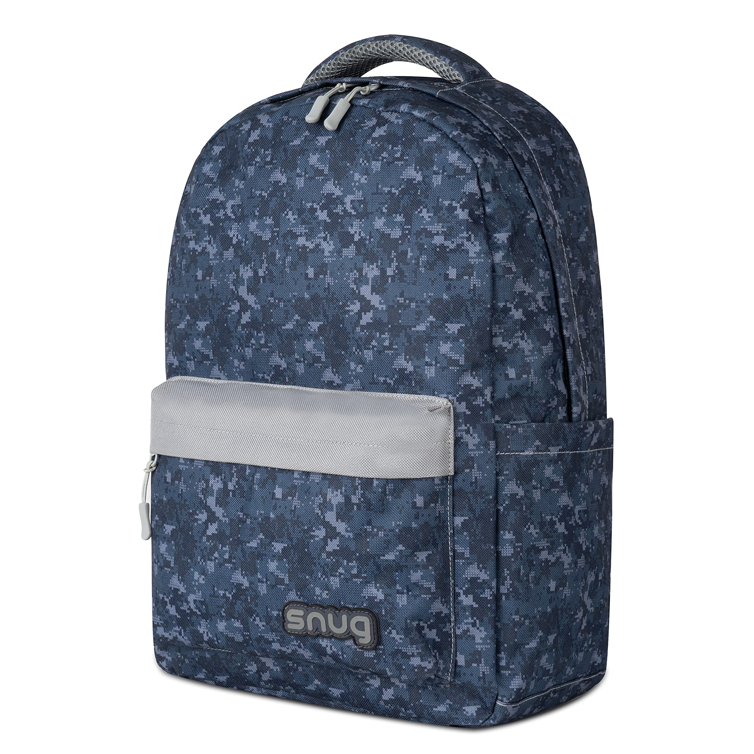 Snug Kids Backpack for School, Sports & Travel - Durable Black Digital Camo Backpack for Boys & Girls Age 4+ | Perfect for School Supplies, Weekend Trips & Outdoor Adventures
