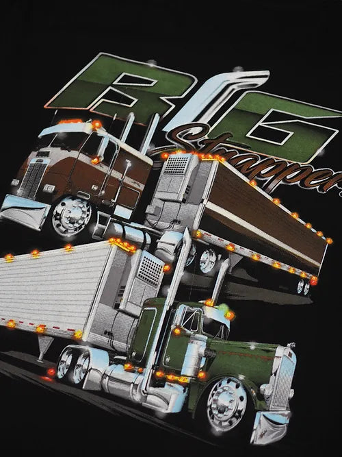 Big Strappers High on Miles Tee - Comfortable Graphic T-Shirt for Travel Enthusiasts | Perfect for Road Trips, Air Travel & Adventure Outfits