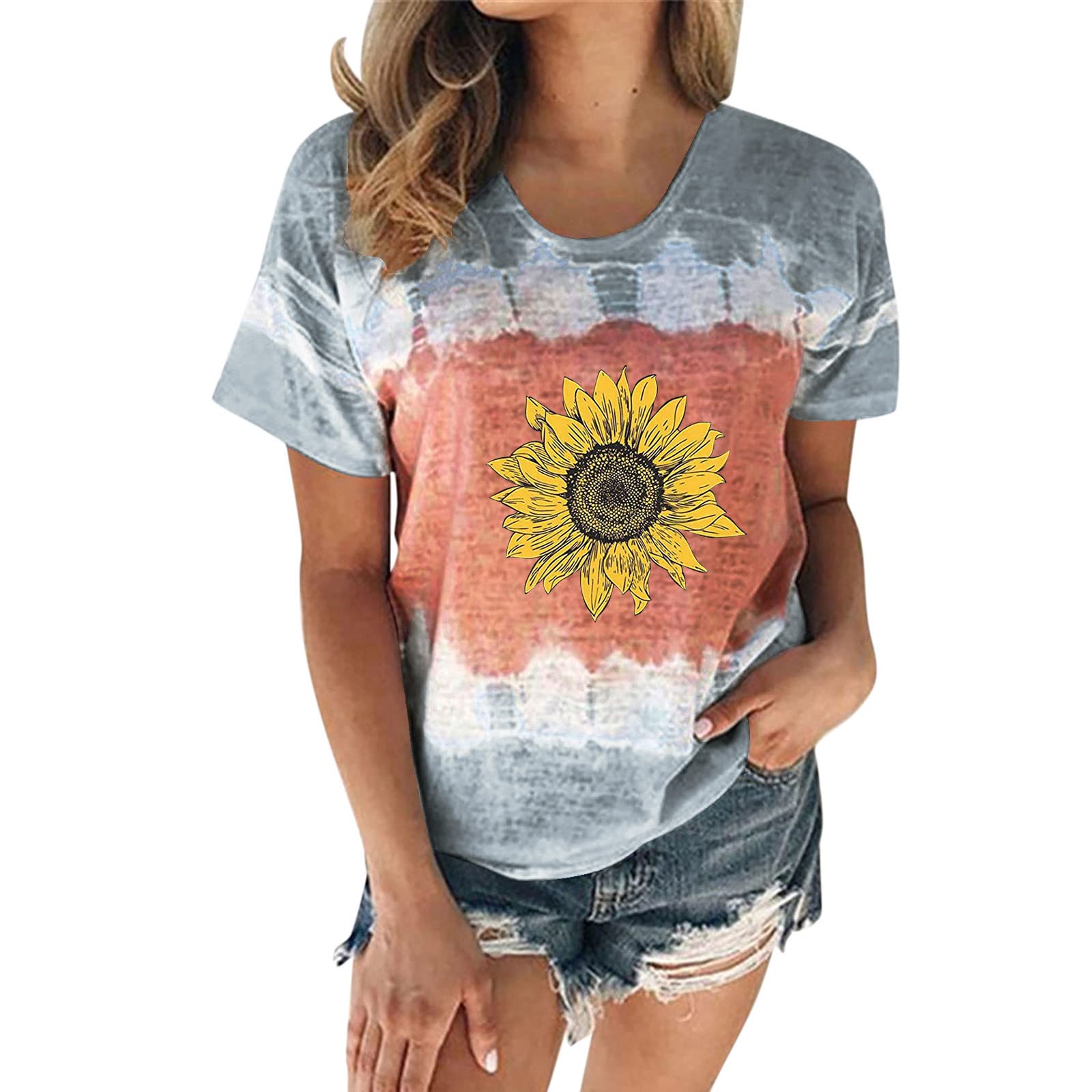 Funny Summer Crop Tops for Women - Plus Size Workout Shirts & Short Sleeve Tees | Gym, Yoga, Beach & Casual Wear