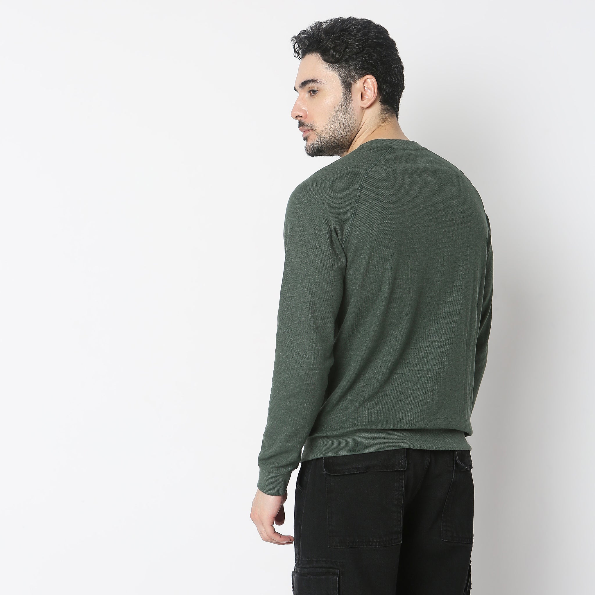 Lumberjack™ Authentic Comfort Blend Pullover - Micro Structure, Regular Fit, Solid Color - Perfect for Outdoor Adventures & Casual Wear
