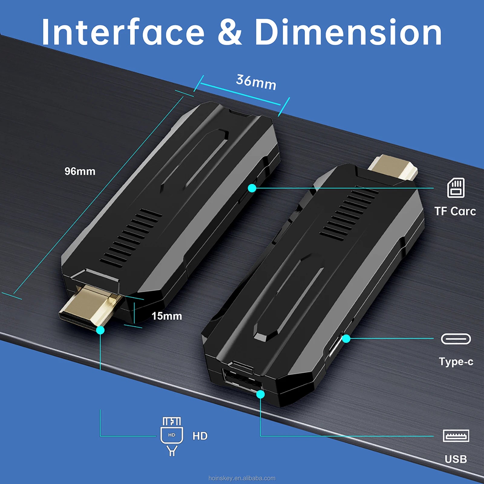 RK3528 Android 13 TV Stick 8K Streaming - Rockchip Smart TV Dongle for Netflix, YouTube, Hulu | Home Entertainment & Travel Use