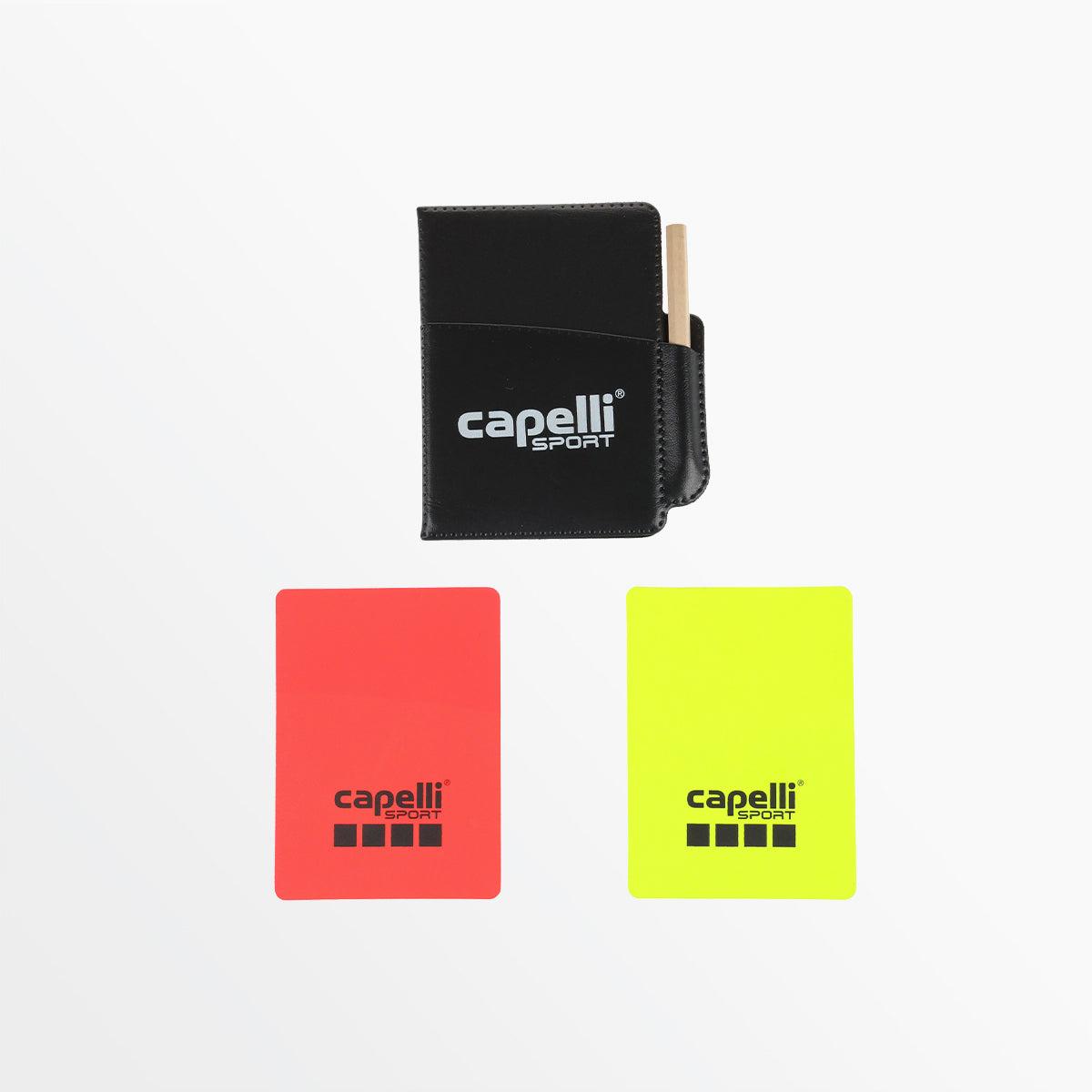 CS Referee Wallet and Card Set - Premium Leather RFID Blocking Wallet for Credit Cards & IDs - Perfect for Soccer Referees, Coaches, and Sports Enthusiasts