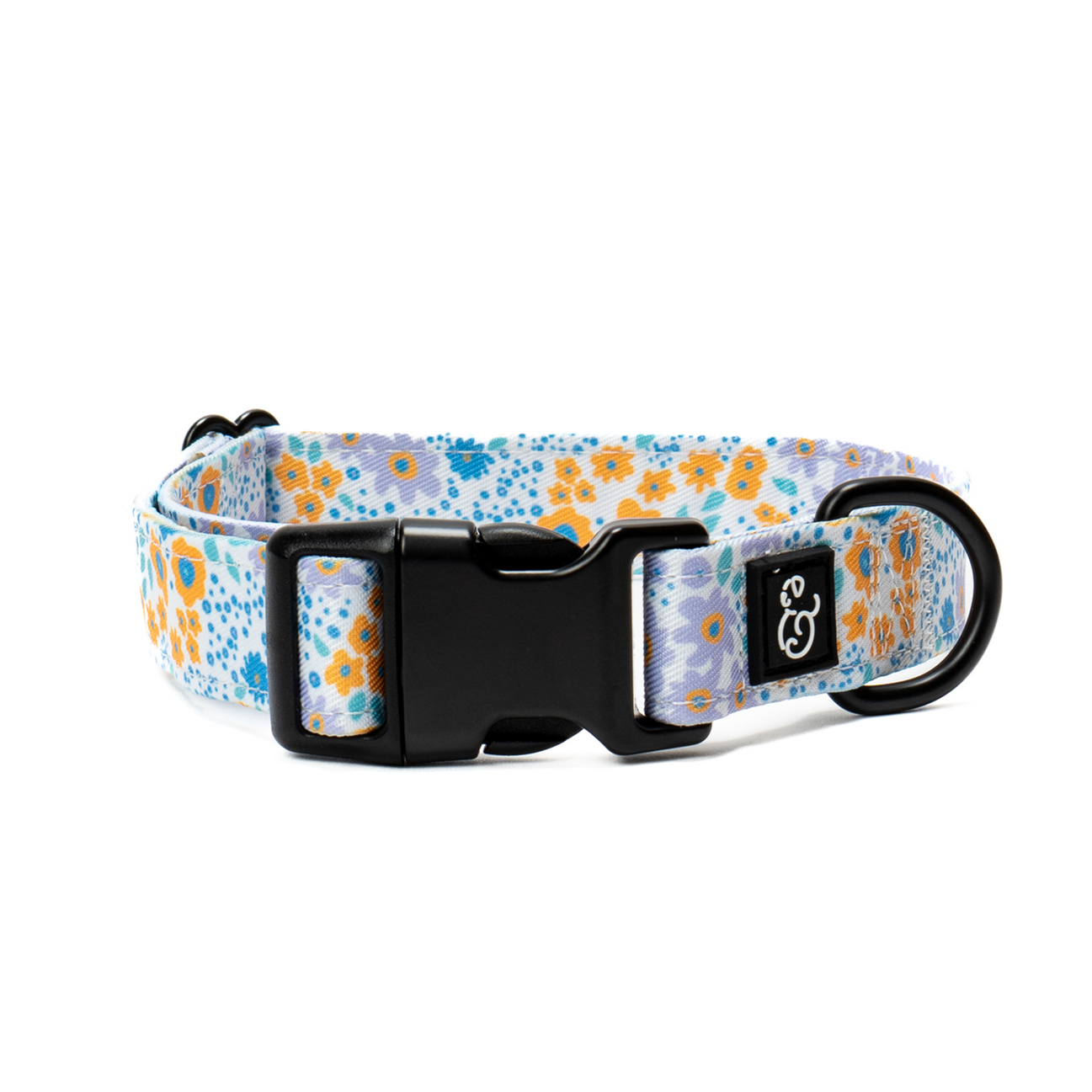 Lucy&Co Dog Collar - Floral Pattern Adjustable Pet Collar for Small & Medium Dogs | Perfect for Daily Walks, Training & Outdoor Adventures