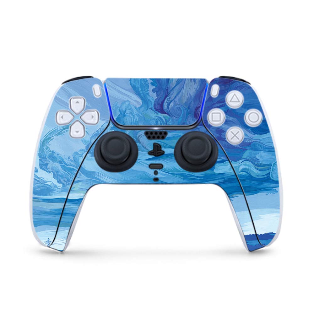 MightySkins Vinyl Decal Wrap Cover for PS5 Controller - Cell Phone Towers Design | Protective & Durable Skin Compatible with Playstation 5 | Easy to Apply & Change Styles | Made in USA | Perfect for Gaming, Customization & Controller Protection