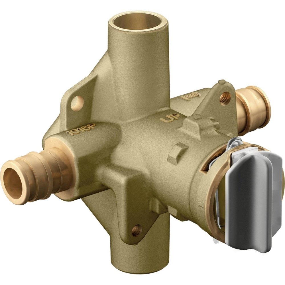 Moen FP62365 M PACT PEX Pressure Balance Valve for Tub and Shower - No Volume Control | Perfect for Bathroom Remodeling & Plumbing Upgrades