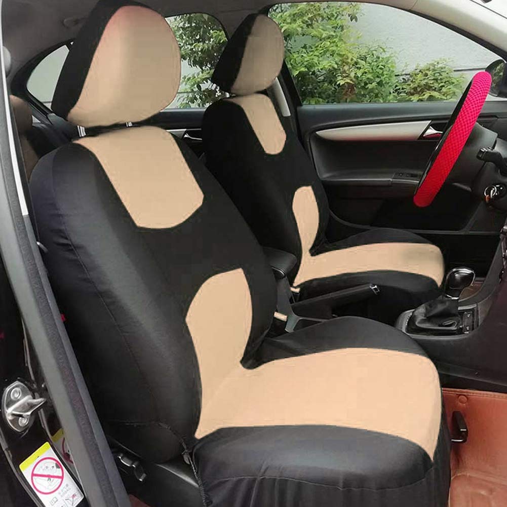 Universal 9-Piece Breathable Car Seat Cover Set - Non-Slip, Scratch-Proof Seat Protectors for 5-Seat Vehicles | Perfect for Daily Commuting, Road Trips & Interior Protection