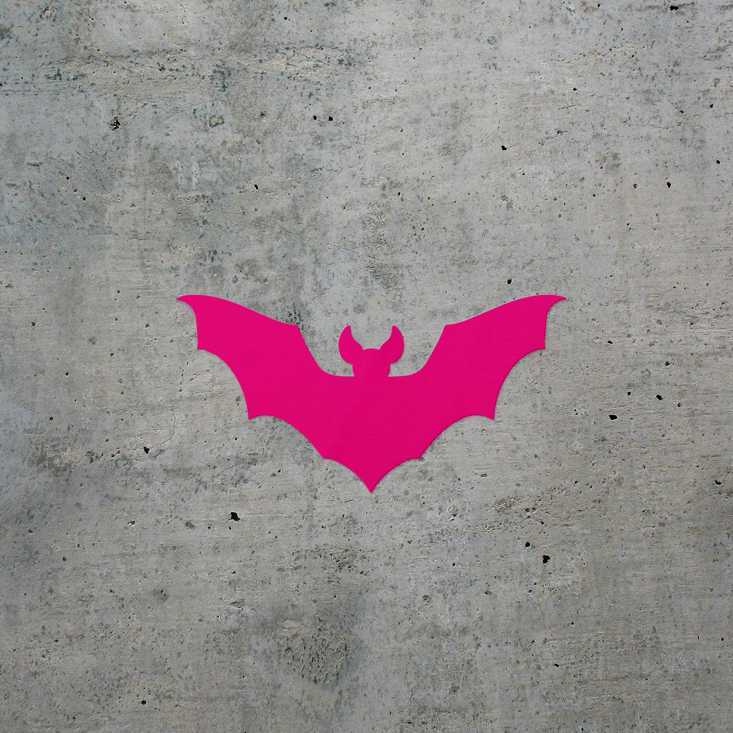 Premium Waterproof Vinyl Decal Stickers (Set of 2) - Pink BAT Silhouette Design for Laptop, Phone, Helmet, Car Window, Mug & Wall Decor | Durable Adhesive for Indoor & Outdoor Use