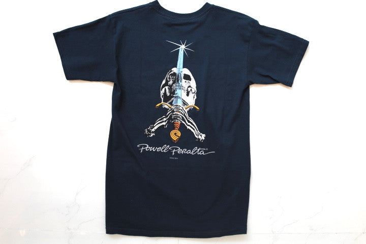 Powell Peralta Skull & Sword Graphic T-Shirt for Men - Vintage Skate Style Tee - Perfect for Skateboarding, Streetwear & Casual Outfits