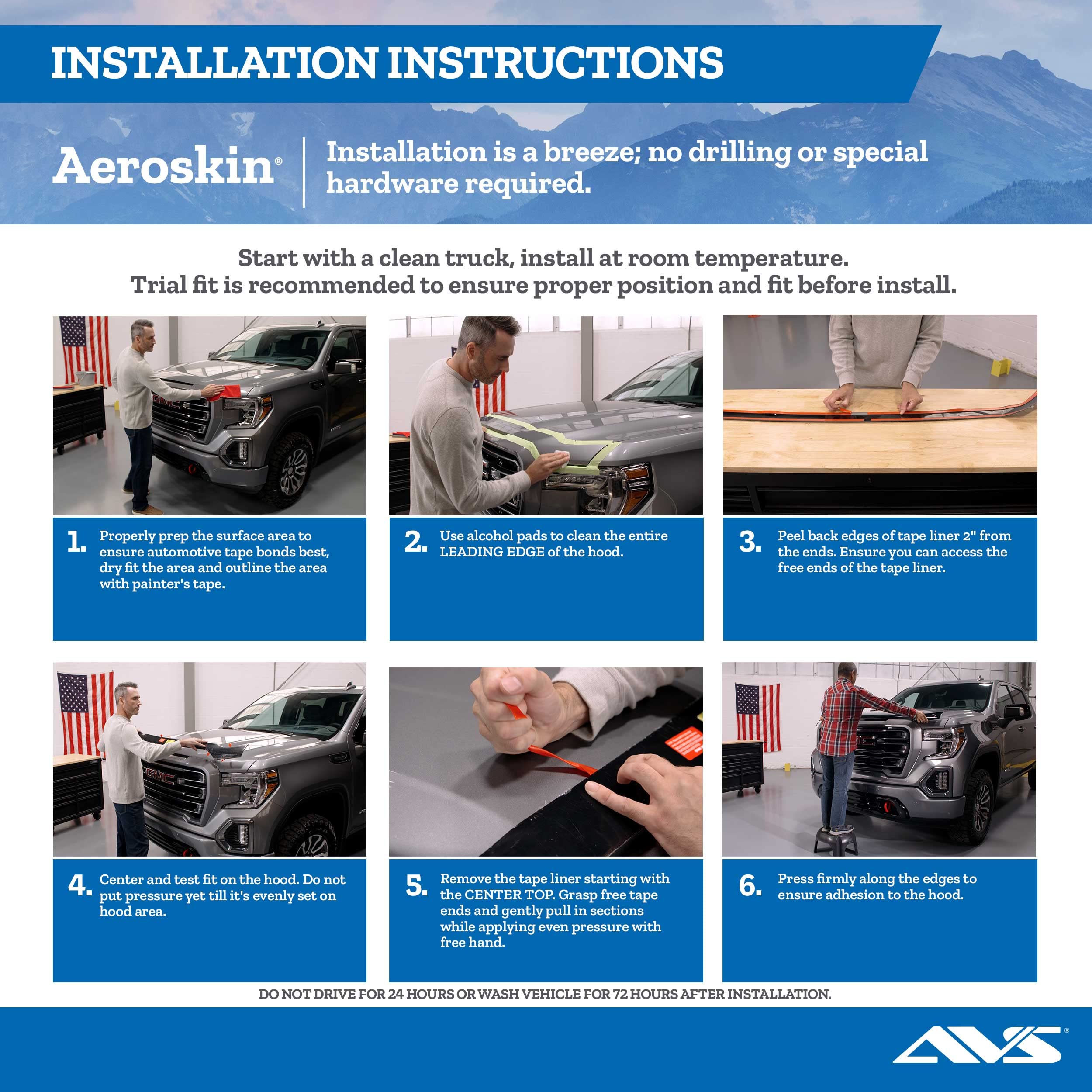 AVS Aeroskin Hood Protector for 2022-2025 Nissan Pathfinder - Low Profile Smoke Bug Shield & Wind Deflector (1-Piece) | Durable Protection Against Road Debris & Insects | Perfect for Highway Driving & Off-Road Adventures