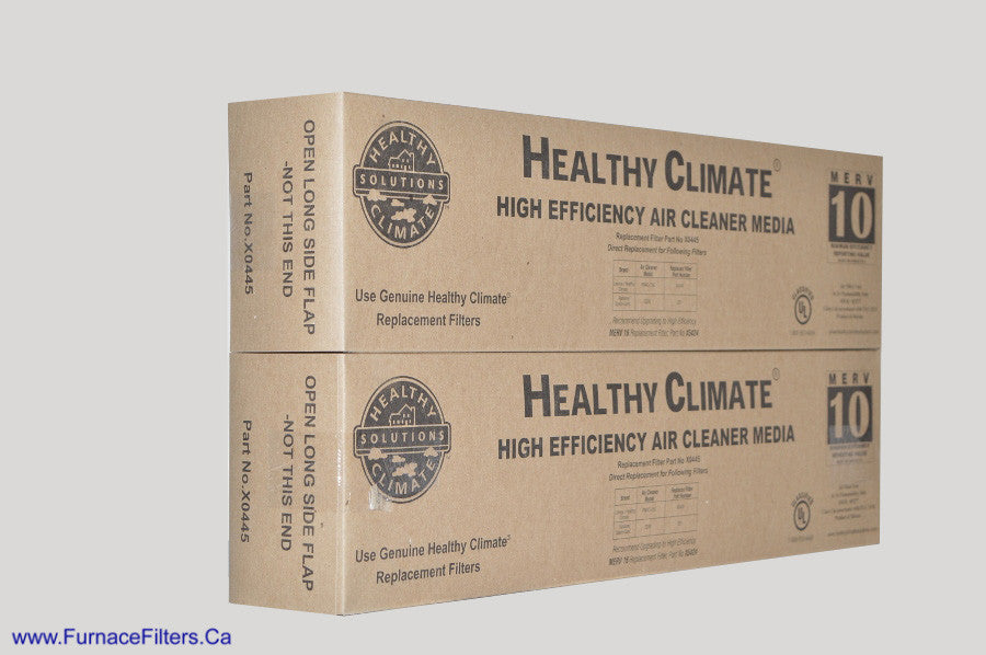 Healthy Climate MERV 10 Lennox X0445 Furnace Filter (Pack of 2) - PMAC 20C Replacement - Improves Indoor Air Quality for Homes & Offices