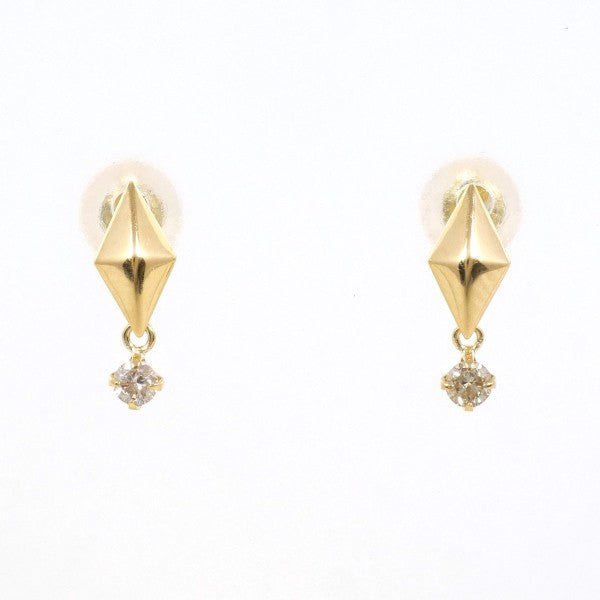 18K Yellow Gold Diamond Stud Earrings for Women - Elegant & Luxurious Jewelry Gift for Wedding, Anniversary & Special Occasions