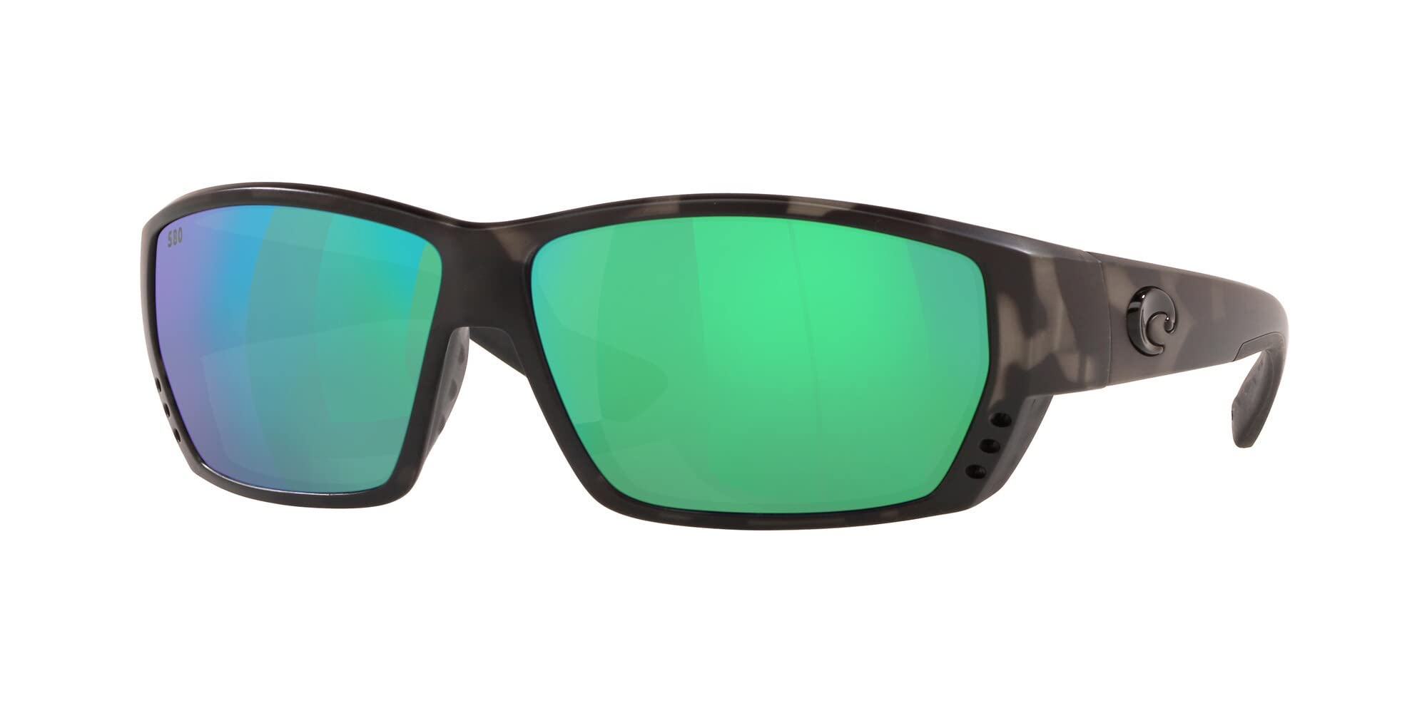 Costa Del Mar Men's Tuna Alley Rectangular Polarized Sunglasses - UV Protection for Fishing, Driving & Outdoor Activities