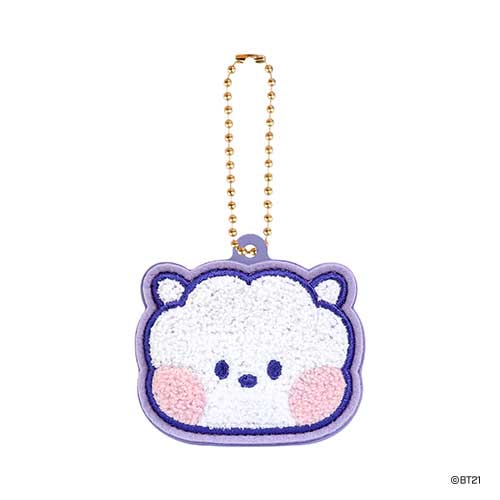 BT21 MININI BOUCLE Keychain - Cute K-Pop Character Keyring for Bags, Backpacks & Gifts | Official Licensed Merchandise