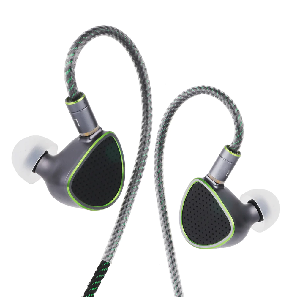 Raptgo Hook X Open Back Planar Magnetic Piezoelectric Universal In-Ear Monitor - Premium Audiophile Earbuds for Studio Recording, Gaming & Music Listening (Open Box)