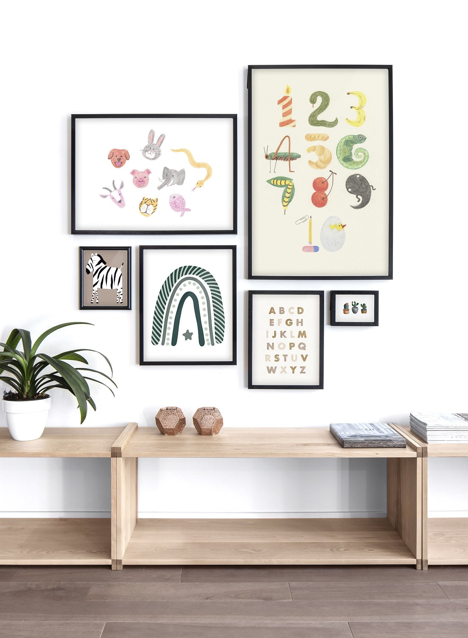Numbers in Nature Educational Poster - Math & Science Classroom Decor for Kids, Homeschool & Office - Perfect for Learning & Wall Art