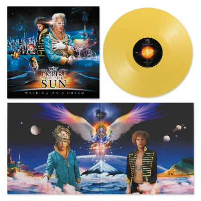Empire of the Sun - Walking on a Dream Yellow Vinyl LP Record | Limited Edition Collectible Music for Home & Party Playback