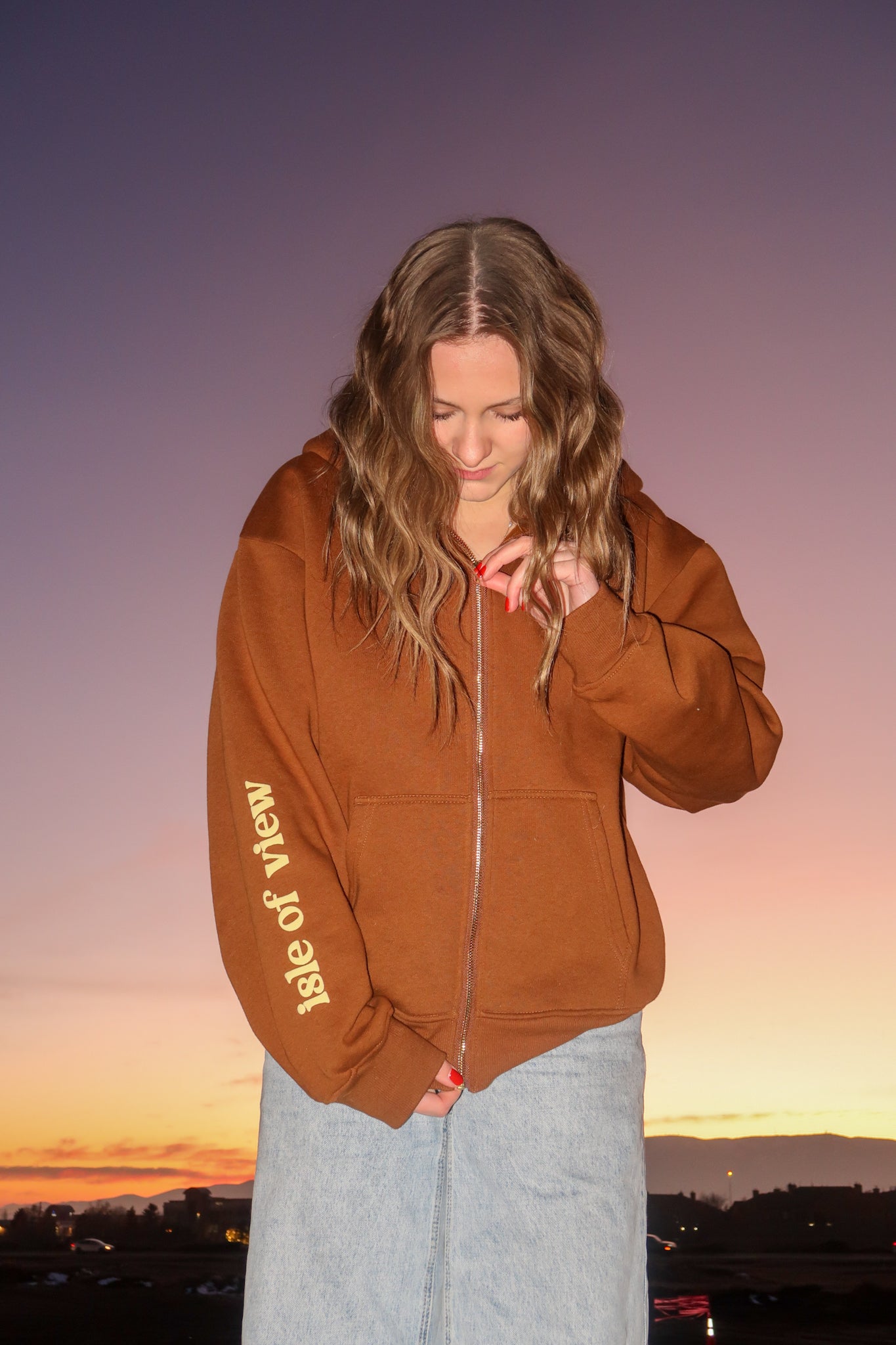 Isle of View 777 Shooting Star Zip Up Jacket - Stylish & Comfortable Outerwear for Men & Women - Perfect for Outdoor Adventures, Casual Wear & Street Fashion