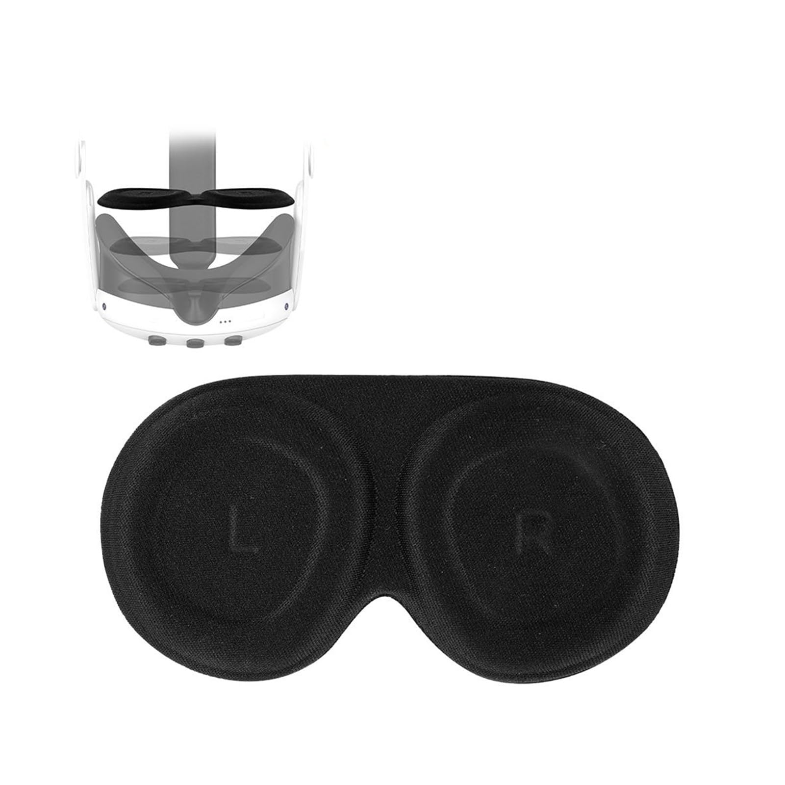 2PCS VR Lens Cover Protector for Meta Quest 3 - Anti-Scratch EVA Lens Cap Replacement Pad - VR Accessories for Quest 3 Headset - Perfect for Travel, Storage & Dust Protection