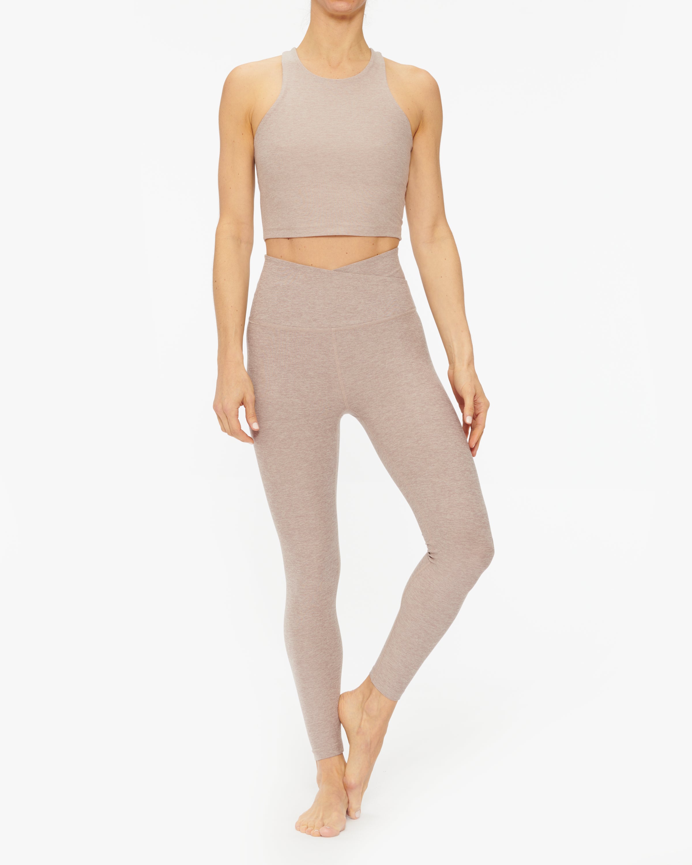 Beyond Yoga At Your Leisure High Waisted Legging - Women's Stretchy Yoga Pants for Workout, Lounge & Everyday Wear - Perfect for Gym, Running & Relaxing at Home