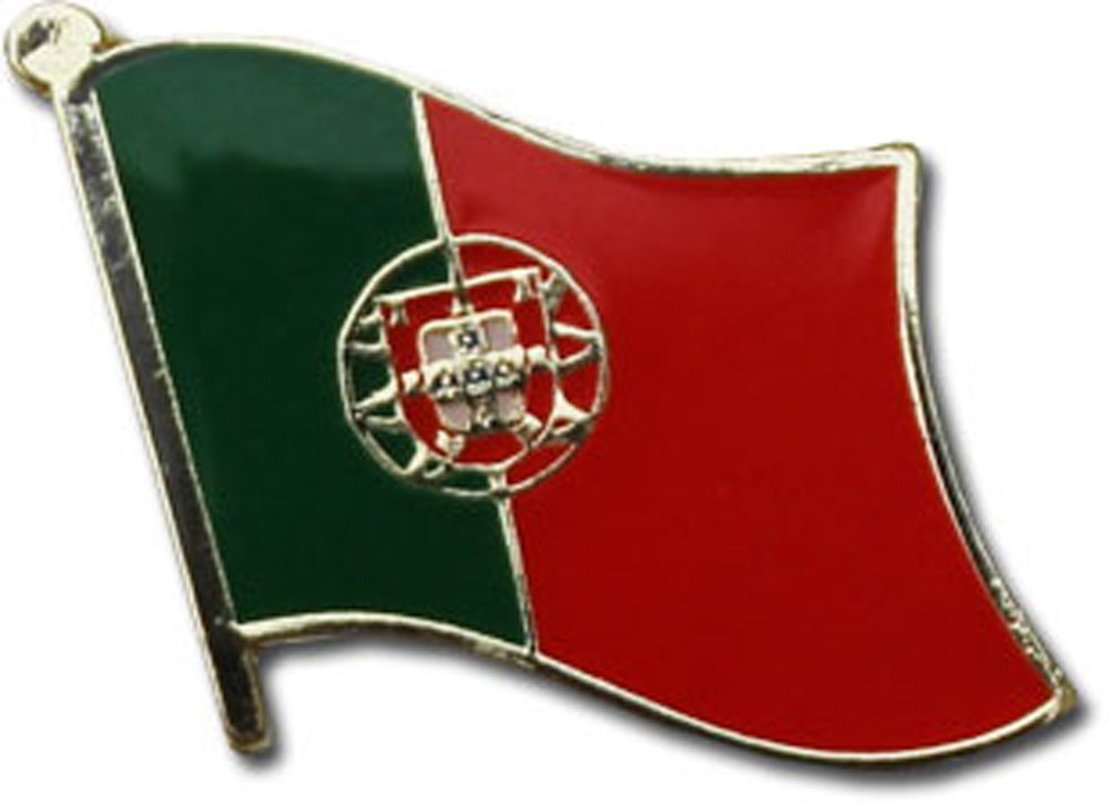 Portugal Flag Bike Hat Cap Lapel Pin - Pack of 50 Wholesale Bulk - Perfect for Cycling Events, Sports Fans, and Patriotic Gift Giving