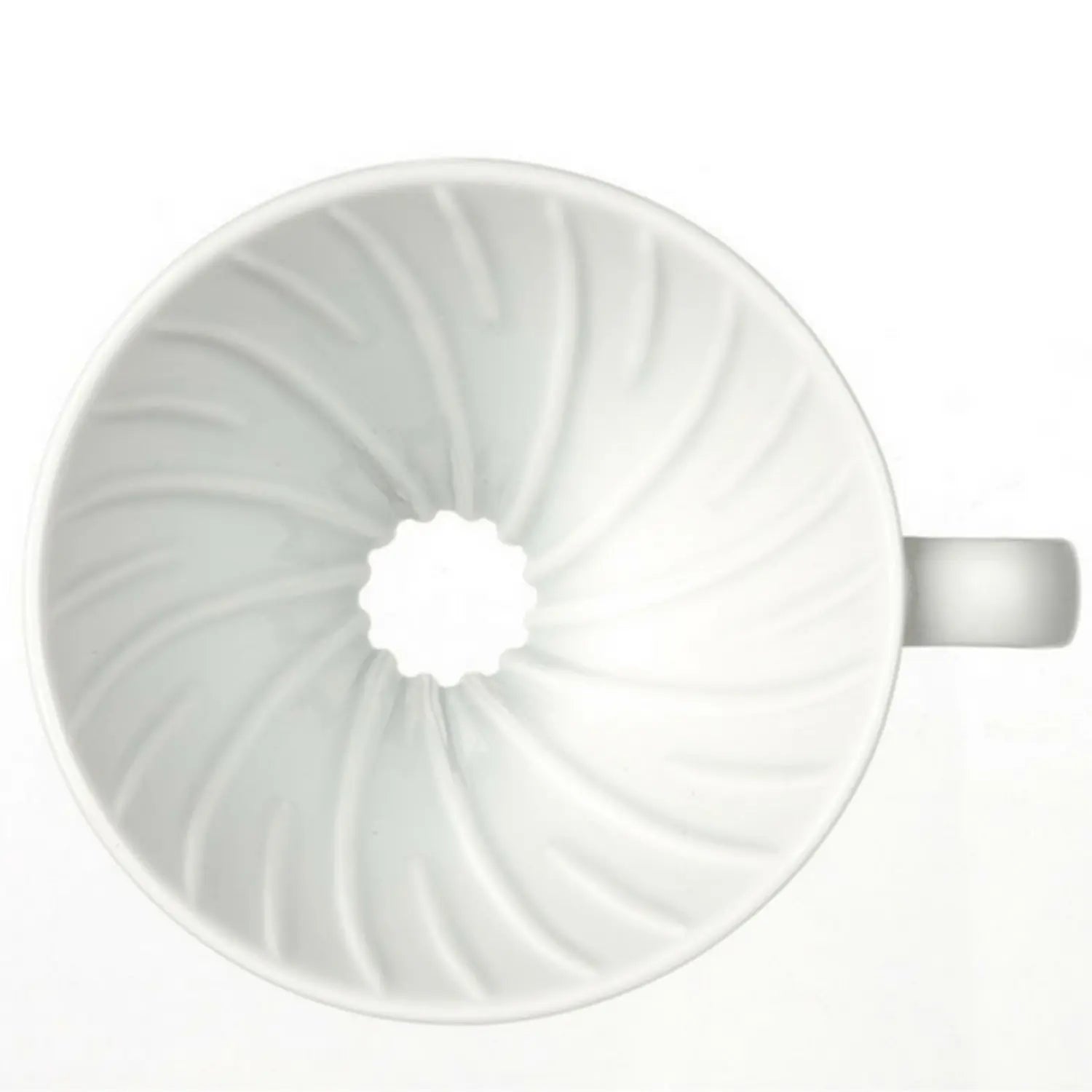 Hario V60 Ceramic Coffee Dripper Pour Over Brewer - Perfect for Single Cup Pour Over Coffee at Home, Office or Camping