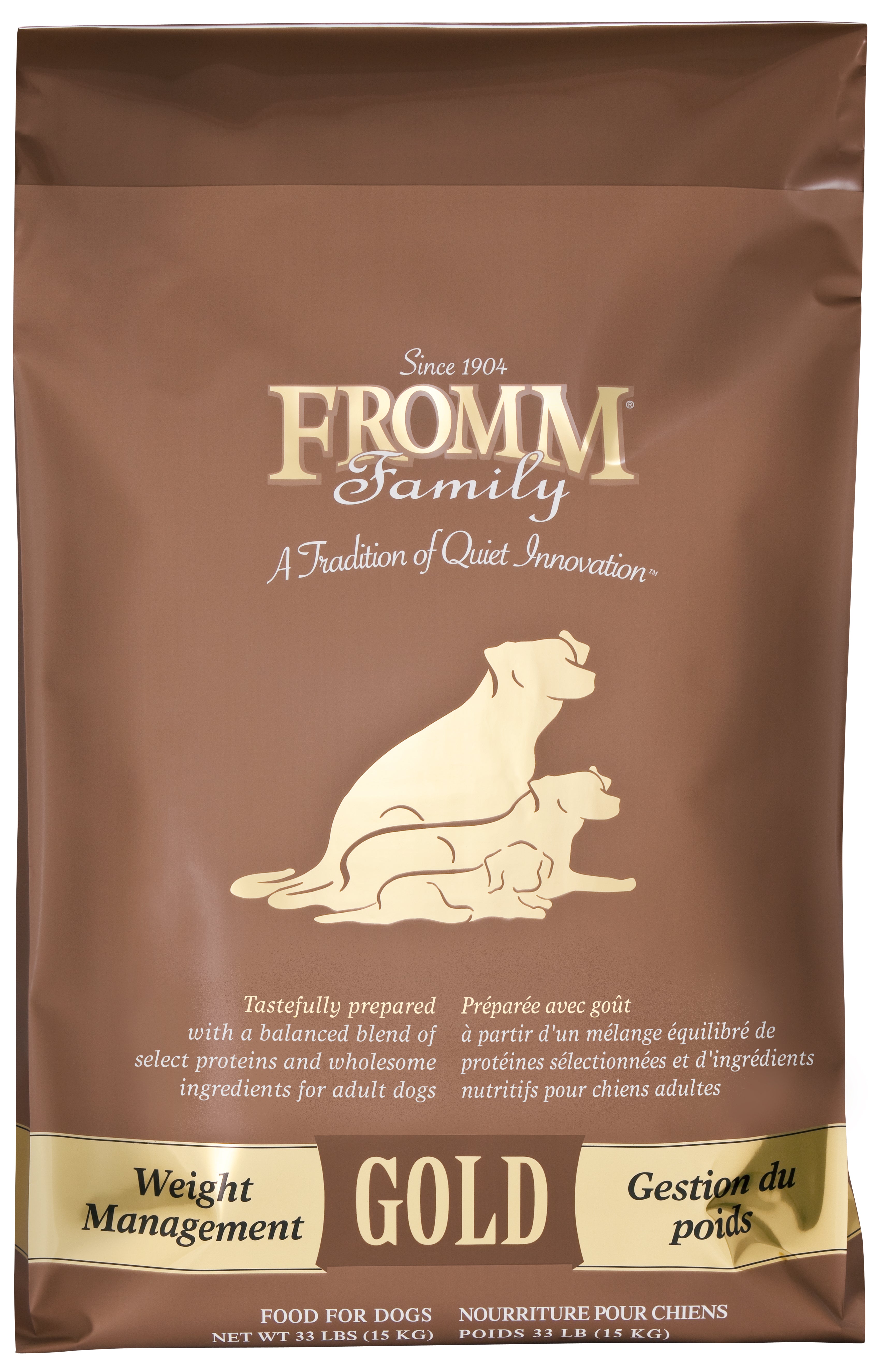 Fromm Gold Grains Weight Management Dry Dog Food - Premium Low-Calorie Nutrition for Overweight & Senior Dogs - Perfect for Indoor & Less Active Pets