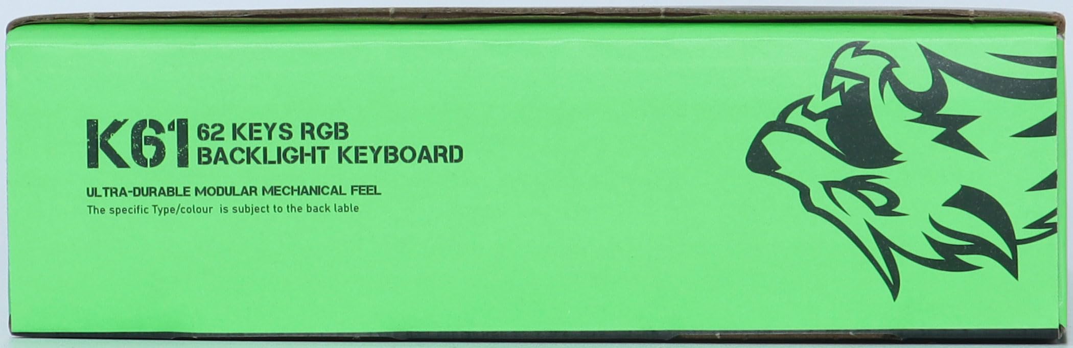 ZIYOU LANG K61 60% Compact RGB Backlit Gaming Keyboard - Wired Mechanical Feel Membrane Keyboard with UK Layout (62 Keys), Waterproof Design for PC, Laptop, Mac, PS4, XBOX | Perfect for Esports, Office Work & Home Entertainment
