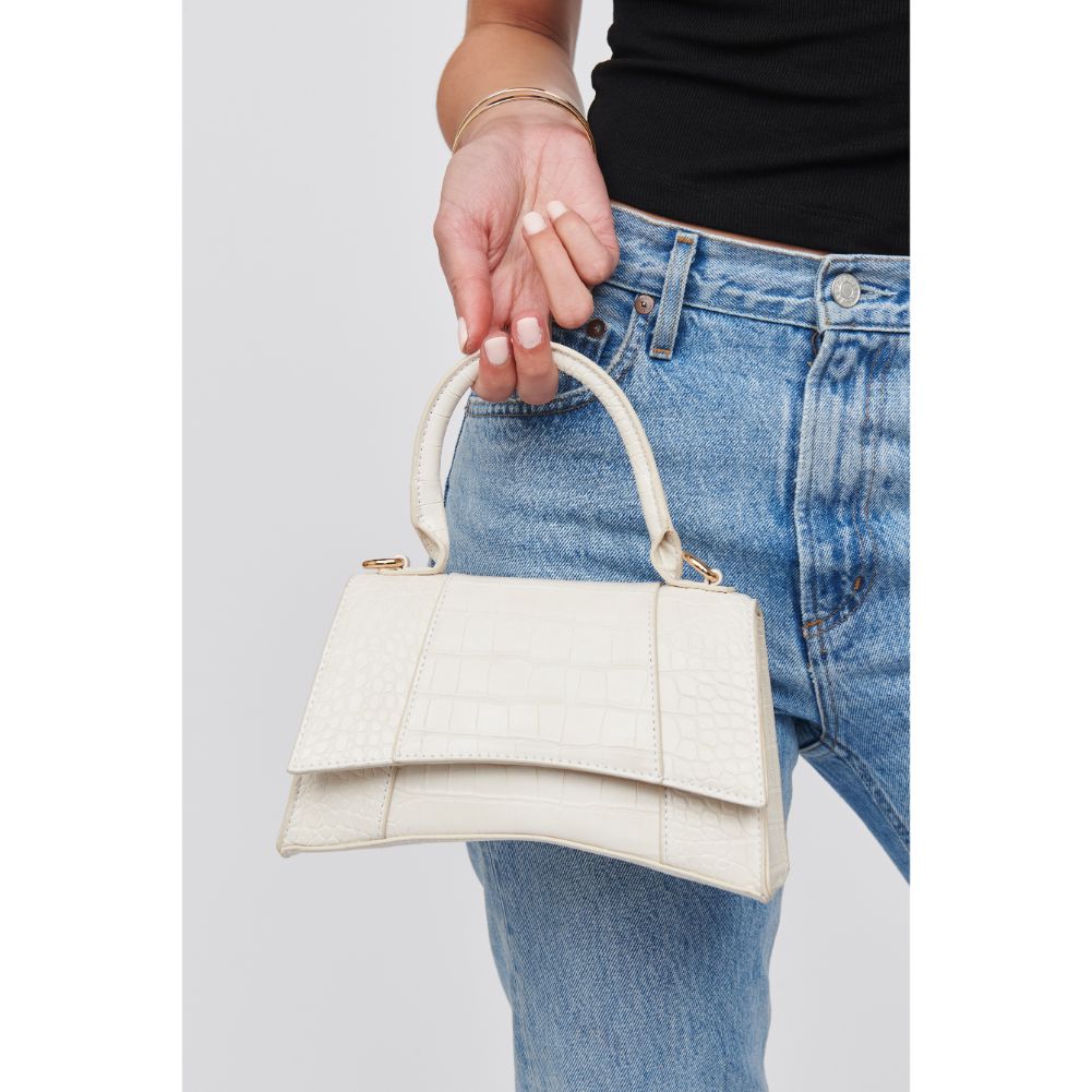 Lucas Genuine Leather Crocodile Print Crossbody Bag for Women - Stylish & Durable Shoulder Purse for Work, Travel & Everyday Use